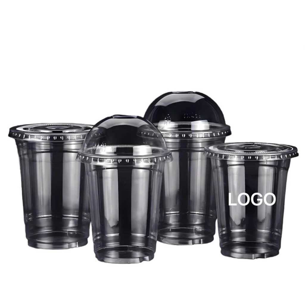 black clear PET plastic cup black clear PET plastic cup