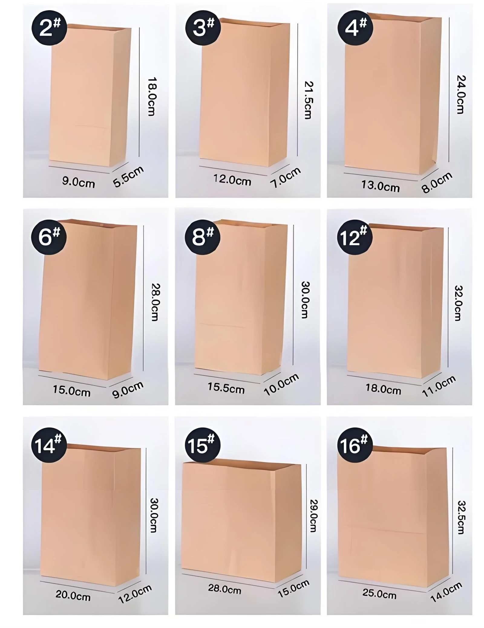 sos paper bag size sos paper bag size